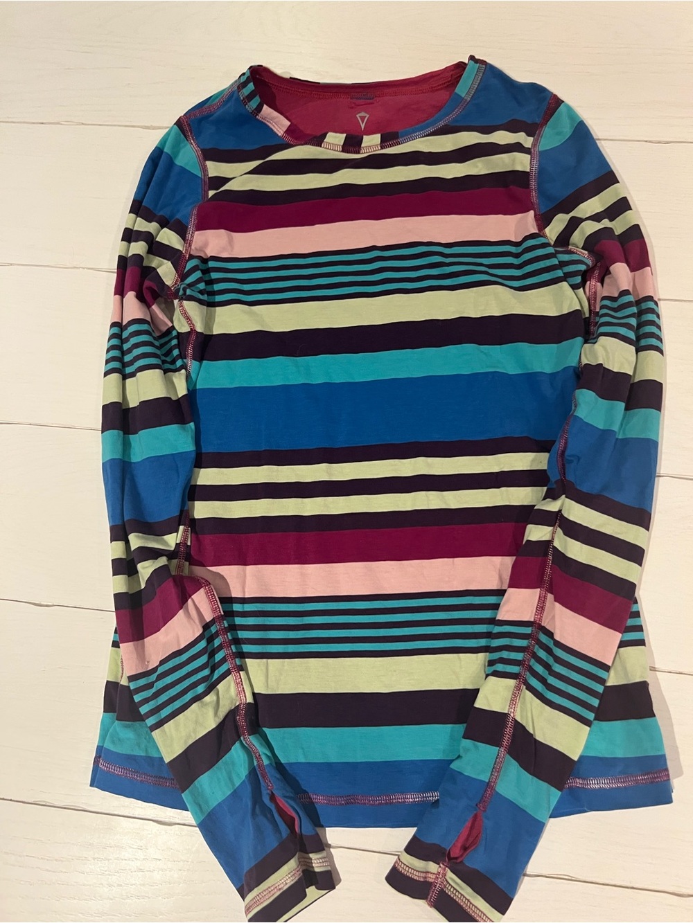 Ivivva Multicolor Striped Long Sleeve Tee